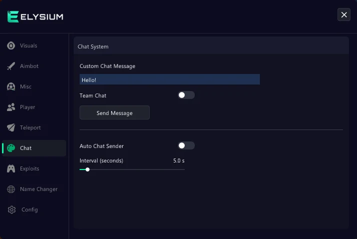 Hood Warfare 2 cheat menu – chat