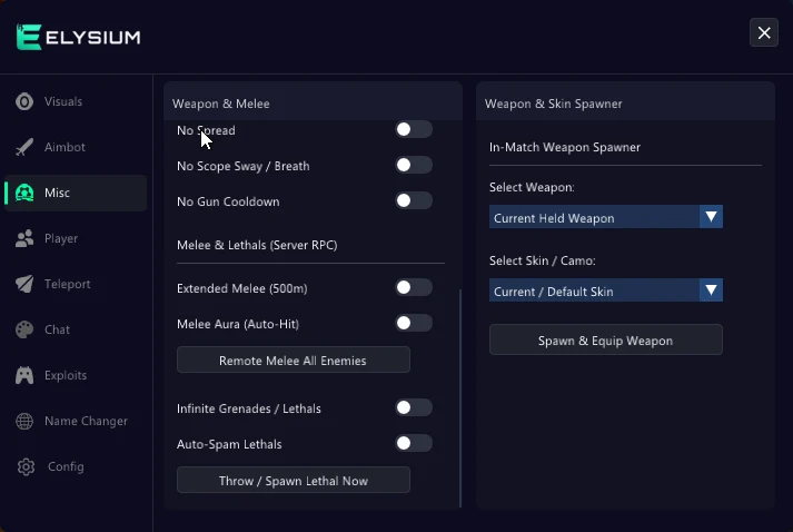 Hood Warfare 2 cheat menu – misc-melee